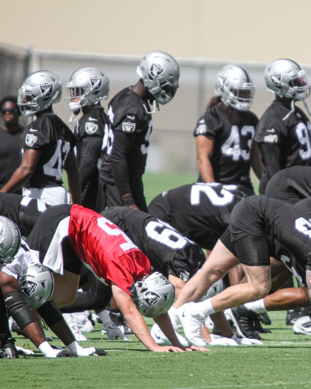 Las Vegas Raiders player during the 2023 NFL Offseason